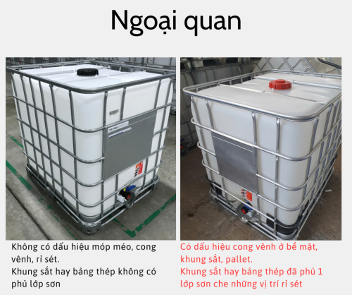 Dấu hiệu nhận biết Tank IBC chính hãng